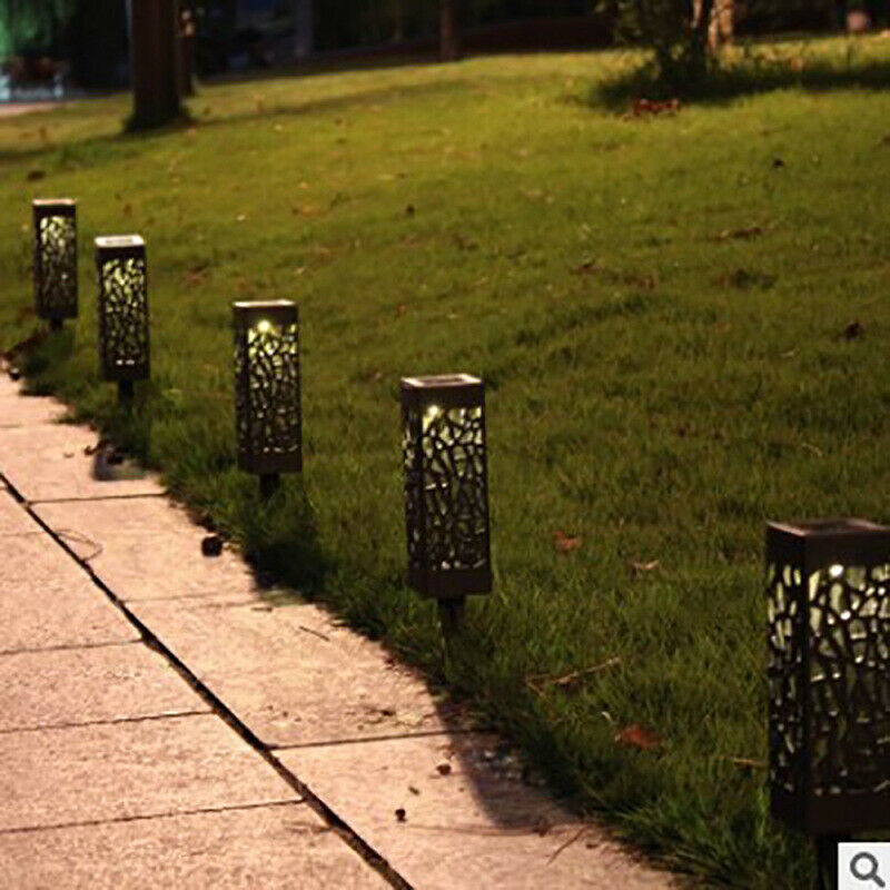 4X Solar Garden Torch Lights Dance Flames LED Waterproof Landscape Lawn L PED