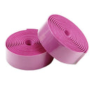 Road Bike Bicycle Cork Handlebar Bar Grip Wrap Tape + 2 Bar Plugs-Rose Red