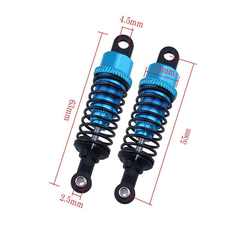 Aluminum Shock Absorber Upgrade Parts for 1:18 Wltoys A959 A969 A979 K929 R Y2F8