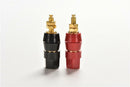2X Binding Post Speaker Cable Audio Amplifier Terminal Banana Plug Jack Gol FT