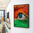 Full Round Diamond Drill DIY Colorful Eye Art Picture Decoration Paint Kit