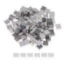 100x 9*5*9mm Microchip Aluminum Heatsink Cooling Fin Black For IC Transistor