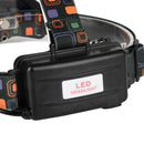 5Led T6 Strong Light Head Light Lamp Aluminum Alloy Zoom Induction Head-Mou