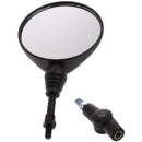 1X(Universal Motorcycle Folding Mirror Motorbike Street Bike Side Mirrors R