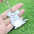 2020 Mouse Enamel Keyring Keychain Metal Key Holder Souvenir Bag Pendant Gi k Gw