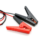 Alligator Clip OBD2 Connector Auto ECU Memory Saver 12V Battery Replace