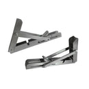 1X Stainless Steel Folding Shelf Bench Table Bracket Caravan Motorhome Yacht 8