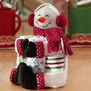 2pcs Red Wine Bottle Cover Santa Claus Christmas Home Party Decoration