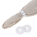 7pcs/1Set White Sock Holder Rings Sock Organizers Clip Sorter Locks Washing H0X5
