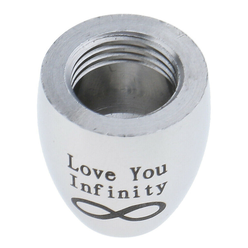 4 Pieces Stainless Steel Cremation Urn Memorial Jar Tree Of Life Love You