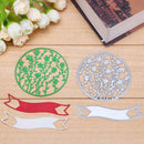 2pcs Carbon Steel Grass Cutting Dies Stencils DIY Scrapbooking Decor Gift