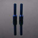 1Pair Universal Car Truck Aluminum Interior Door Lock Knob Pins Cover blue