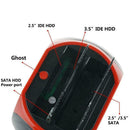 UK 2.5" 3.5" SATA IDE HDD Docking Station Dual Hard Disk Dock e-SATA Hub M4P7