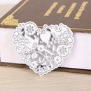 Heart-shaped Metal DIY Cut Die Stencil Scrapbook Albums Paper Card Emboss CrH.ES