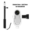 Adapter Base Back Clip+Selfie Stick Long Screw Kit for Insta360 GO Camera