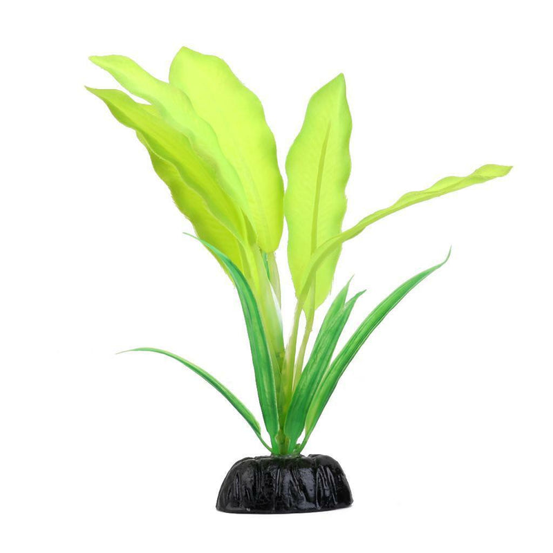Green Artificial Aquarium Fish Tank Plastic Plant Water Grass Ornament Decor