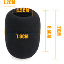Foam Cover Windscreen Pop Filter Black for Blue Yeti Condenser Mic Microphone