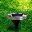 4LED Solar Power Buried Light Under Ground Lamp Outdoor Path Way Garden Decking