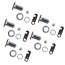 5pcs 30mm Door Thumb Cam Turn Lock Kit Cabinet Panel Door Recreation Vehicle