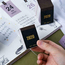Small desk calendar 2020 mini can be torn I0U7 P7Y3