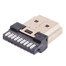 5 Pcs HDMI Male 19 Pins A Type Solder Plug Termination Repair Replace F2D7