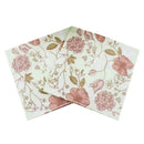 20X wedding party napkins printed flower paper napkin for party supplies 3C