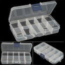 Trendy Design Empty Storage Case Box 10 Cells for Nail Art Tips Gems