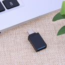 Aluminum Alloy USB3.1 Type-C to USB3.0 OTG Converter Adapter (Black)