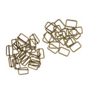 Metal - 20pcs Adjustable Buckle and 20pcs Square Buckle for Strap Connector