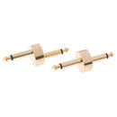 6.3mm Guitar Effects Connector Pedal Audio Adapter Guitar Accessories 1/4 inc BX