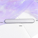 Professional Nail File Double Sided Stainless Steel Nail Sanding Polishing ToME