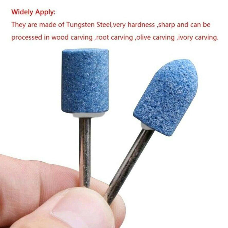 10pcs 4-10mm Ceramic Polishing Rotary Die Grinder for Polishing Cutting