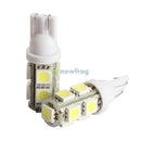 SN9F 2PCS 194 168 W5W T10 9SMD-5050 LED White Light Car Tail Lamp Bulb Bright