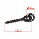 50pcs Carp Fishing Boilie Screw with Solid Ring Bait Tool Chod Rigs Carp Fi