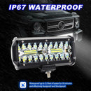 7 inch 3 Row 120W Off Road LED Work Light Bar Waterproof Spot Driving Lamp