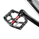 Cxwxc Bike Pedals Flat 3 Sealed Bearings Bicycle Pedals Wide Platform Bike