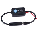 DC 10~15V FM 88-108MHz Auto Car Antenna Signal Amp Booster Radio Amplifier