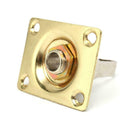 Square Style Jack Plate Guitar Bass Jack 1/4 Output Input Jack Socket For E C4J2
