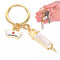 1pc Key Chain Needle Syringe Stethoscope Thermometer Cute Key Chain Jewelry G Gw