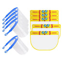 10Pcs Adjustable Full Face Shield Protection Face Cover Visor Cap No Fog