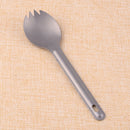 Titanium Spork Outdoor Camping Hiking Backpacking Fork Spoon Cutlery Lightweight