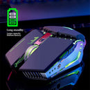 Ziyou Lang Mouse Raton 2.4Ghz Wireless Led Mute Rechargeable Usb Gaming Com