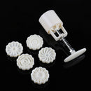7PCS Flowers Stamps Pastry Moon Cake Mold Mooncake Mould DIY Craft Baking Tool