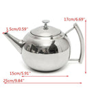 Stainless Steel Teapot Tea Pot With Infuser Coffee Tea Leaf Filter Herbal 2L
