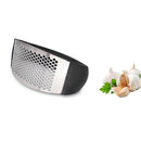 3pcs/set Stainless Steel Garlic Press Ginger Crusher Kitchen Tool (Green) A