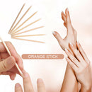100pcs Multifunction Nail Art Tool Wooden Stick Kit for Cleaning Cuticle