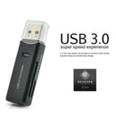 2 in1 USB 3.0 Micro SD SDXC TF T-Flash Memory Card Reader Adapter up to 5 Gbps