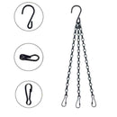 40cm Hanging Flower Plant Pot Chain Basket Planter Home K6Z0 Garden Holder D4G4