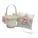 Ring Bearer Pillow & Wedding Flower Girl Basket Set Ceremony Party Decoration