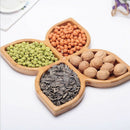 Bamboo Candy Board Fruit Nut Bowl Home Decor Service Tray Display Part Nut